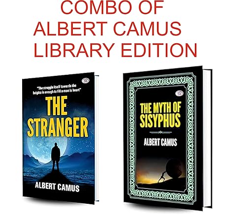 The Stranger + The Myth of Sisyphus (Set of 2 Books) by Albert Camus Library Edition