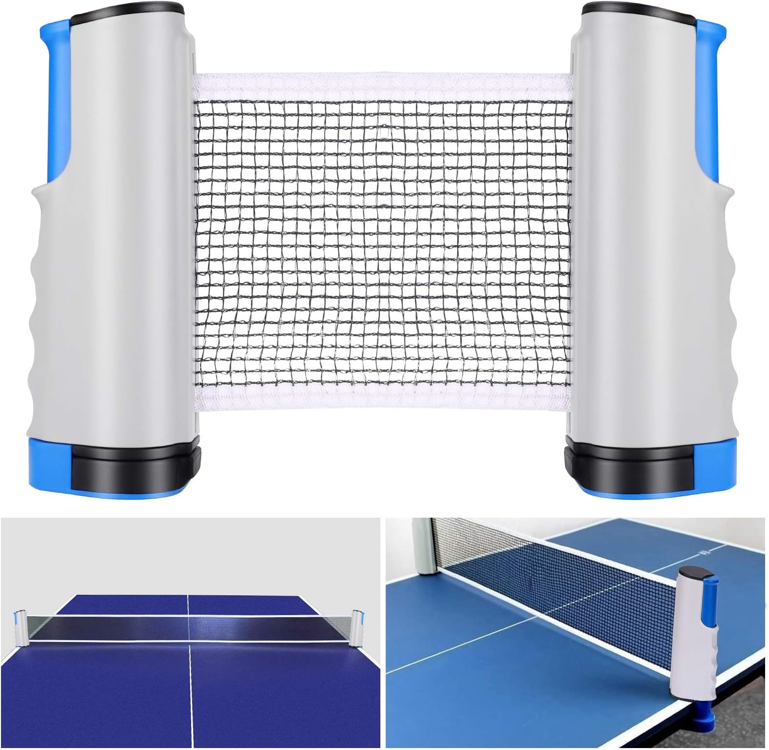 TencozTable tennis net, table tennis net, adjustable ping pong net, length 170 (max) x 14.5 cm