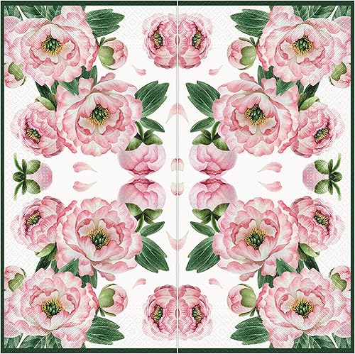 Miniatura 2 de Keep Unique Servilletas de papel de 13 x 13 pulgadas, servilletas florales de 3 capas para arte, cena y fiesta, servilletas desechables decorativas
