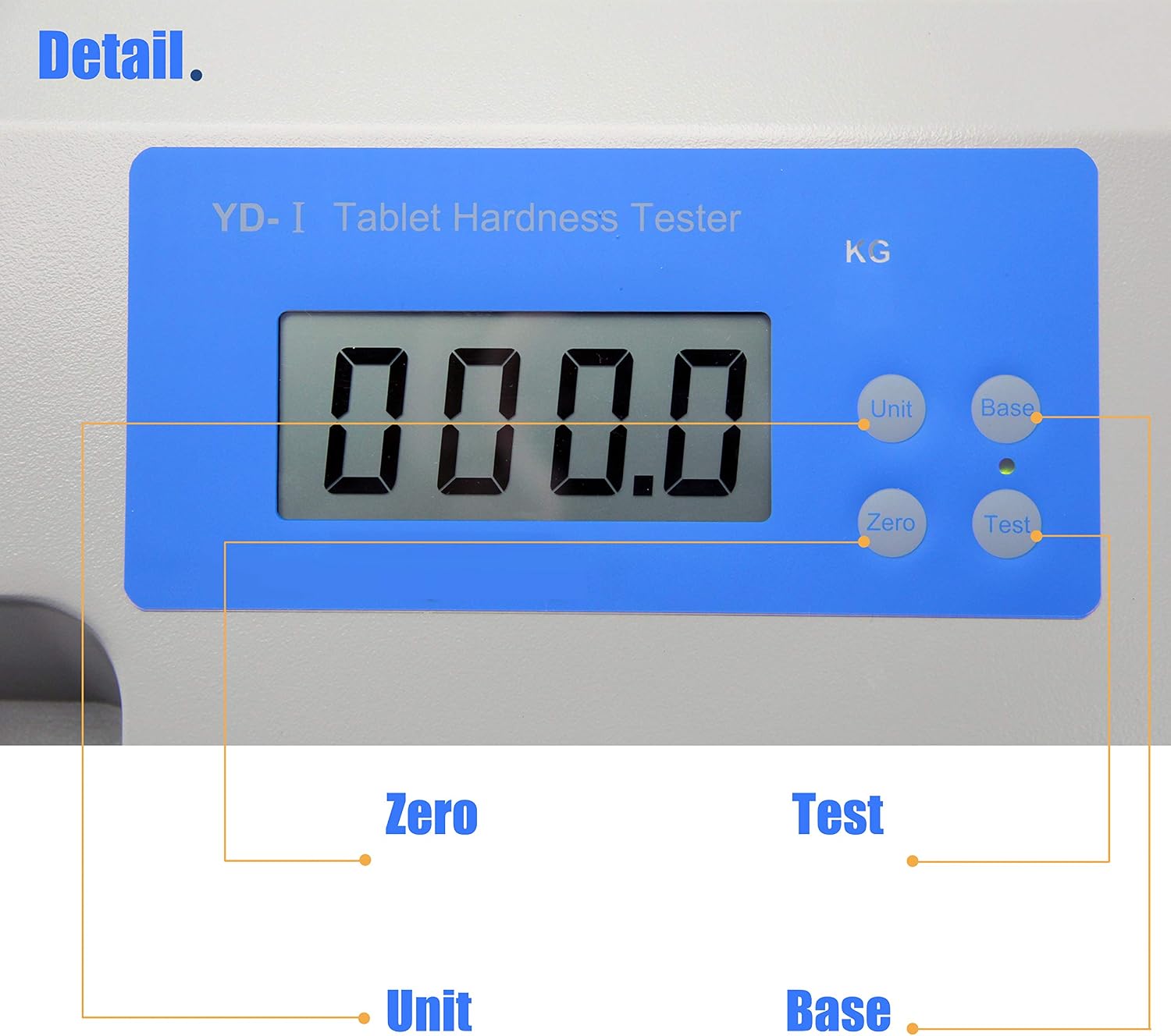 CGOLDENWALL YD-I Manual Loading and Press Tablet Hardness Tester YD-1 Tablet Hardness Testing Machine Tablet Hardness Test Durometer Hardness Test Range:2-294N 0.2KG-30KG Accuracy: +-0.5% (110V)