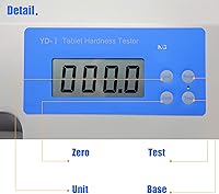 Vista 6 de CGOLDENWALL YD-I Manual de carga y prensa Tablet Dureza Tester YD-1 Tablet Dureza Máquina de prueba de dureza Tablet Prueba de dureza Durómetro