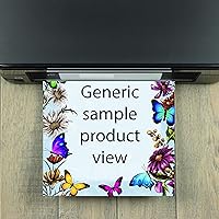 Vista 6 de Papel para impresora láser y inyección de tinta con membrete de mariposas, paquete de 25