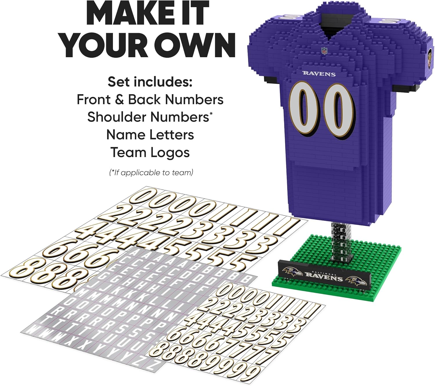 FOCO NFL Team 3D BRXLZ Jersey Puzzle