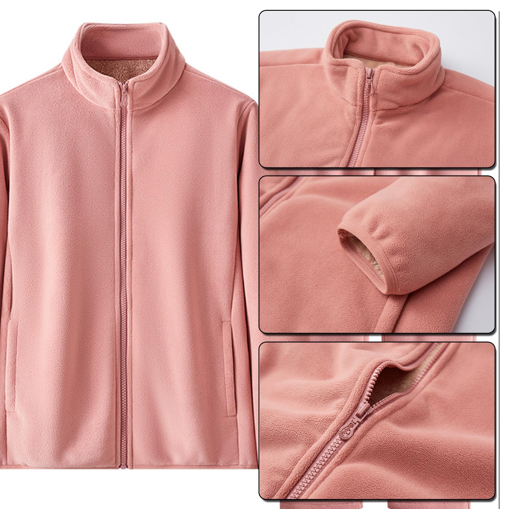 Fioletowy, 3XL, damski dwuczęściowy dres zimowy 2025 bluza z długim rękawem zapinana na zamek długie spodnie stroje joggery zestawy dresów