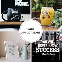 Vista 6 de White Vinyl, Glossy White Permanent Vinyl -12" x 11 FT for Cutting Machine, Party Decoration, Car Decal, Signs, Scrapbooking