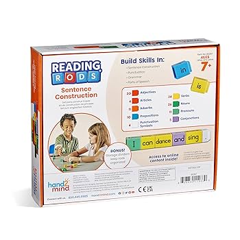 Mサイズ Amazon.com: hand2mind Reading Rods Sentence Construction