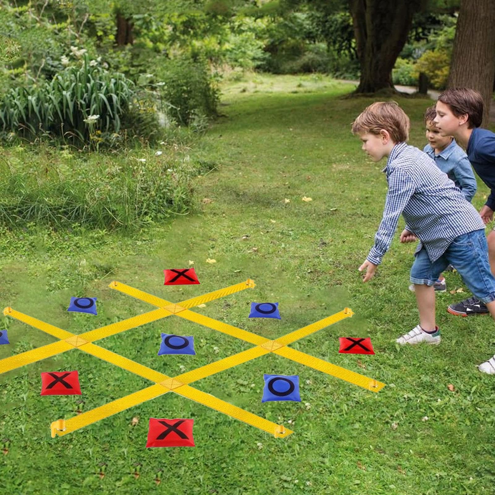 Juego de lanzamiento de jardín, juegos de lanzamiento de jardín grande para el patio trasero, juego de fiesta interactivo para jardín, celebraciones familiares, fin de semana, escuela, patio, exterior