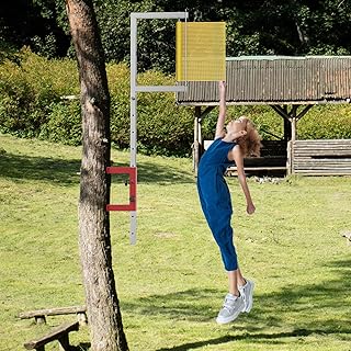 Vertical Jump Tester, Wall Mounted Jump Height Measurement Tool, 2.29 ft Adjustable Height Jump Measuring Test, Basketball Volleyball Vertical Jumping Trainer for Training
