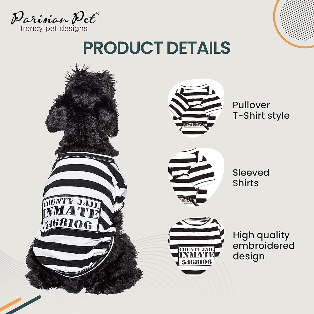 Parisian Pet 3XL Prisoner Dog Halloween Costume thumbnail 3