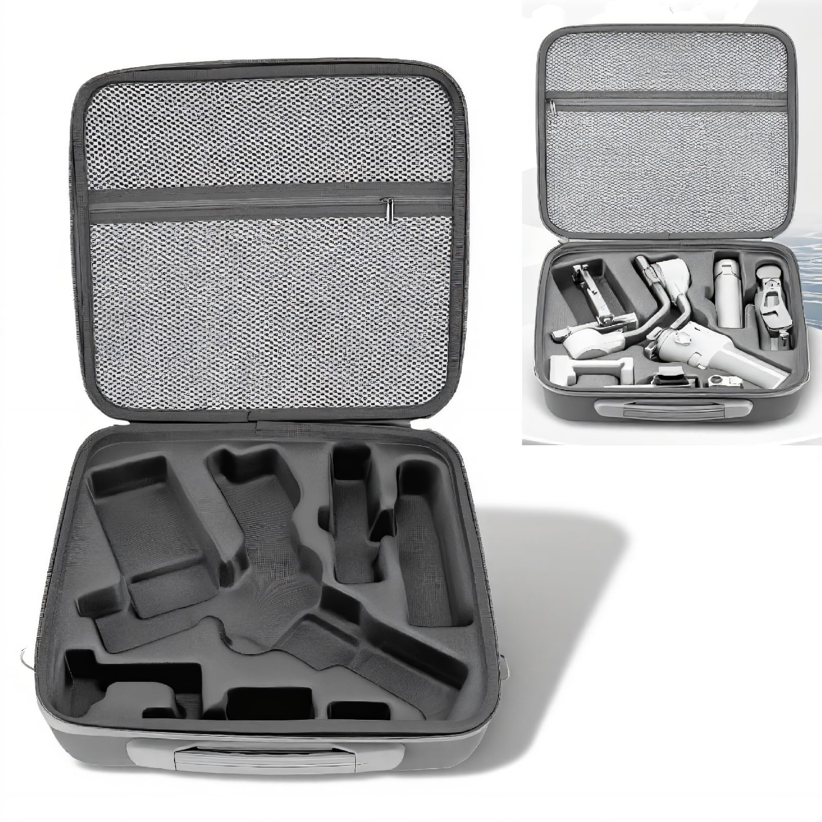 Goshyda Custodia da Trasporto per RS4 Mini Camera Stabilizzatore, Borsa da Viaggio da Viaggio a Prova di Goccia con Spalline per Stabilizzatore e Accessori
