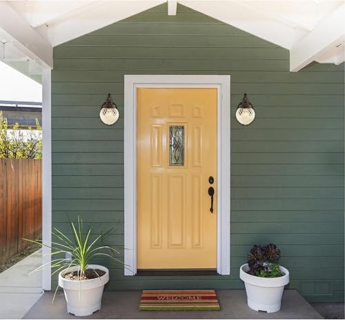 Miniatura 6 de Westinghouse Lighting 6313700 Eddystone - Accesorio de pared para exteriores con sensor de atardecer a amanecer, acabado de bronce aceitado con