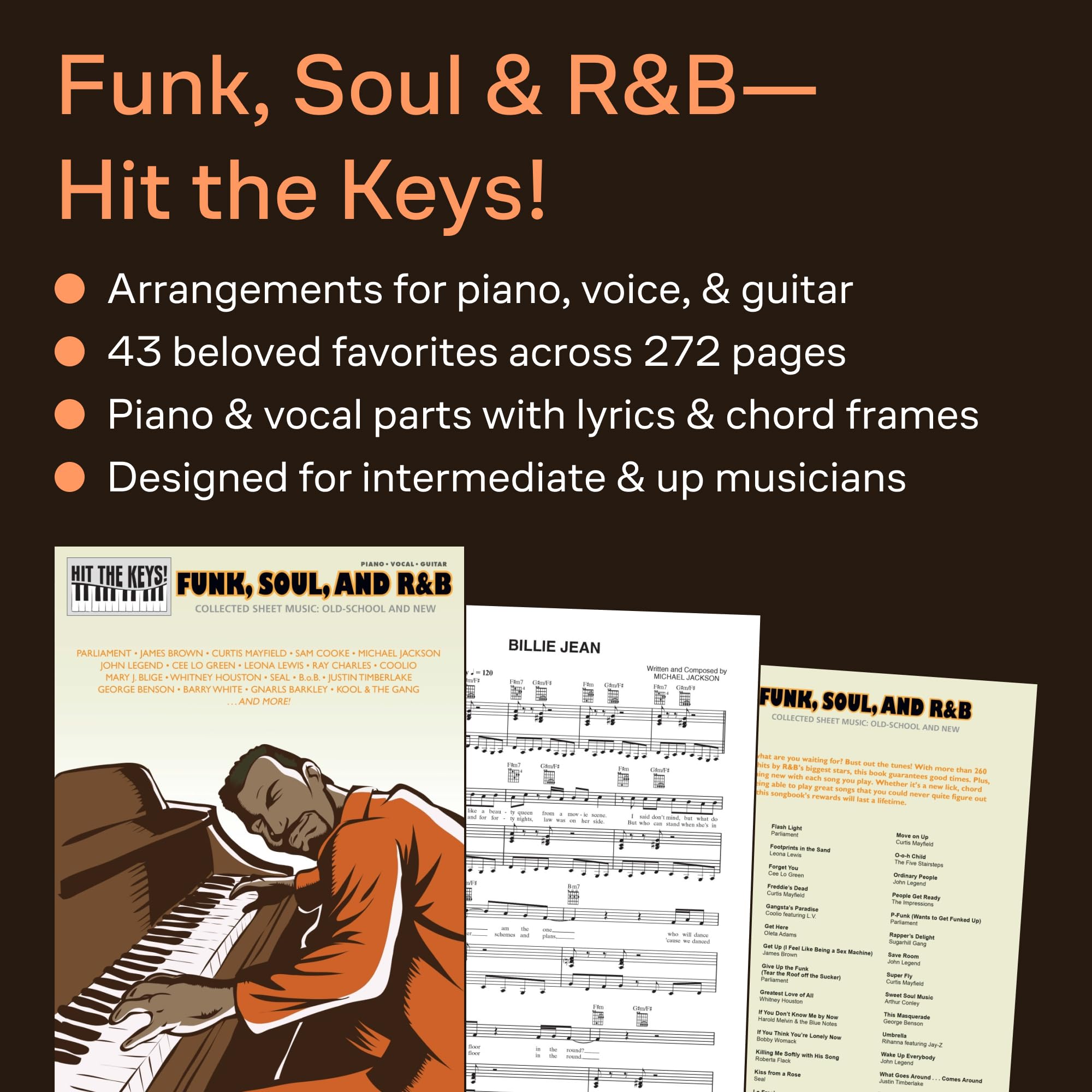 Funk Soul R&B Piano Vocal Guitar Sheet Music