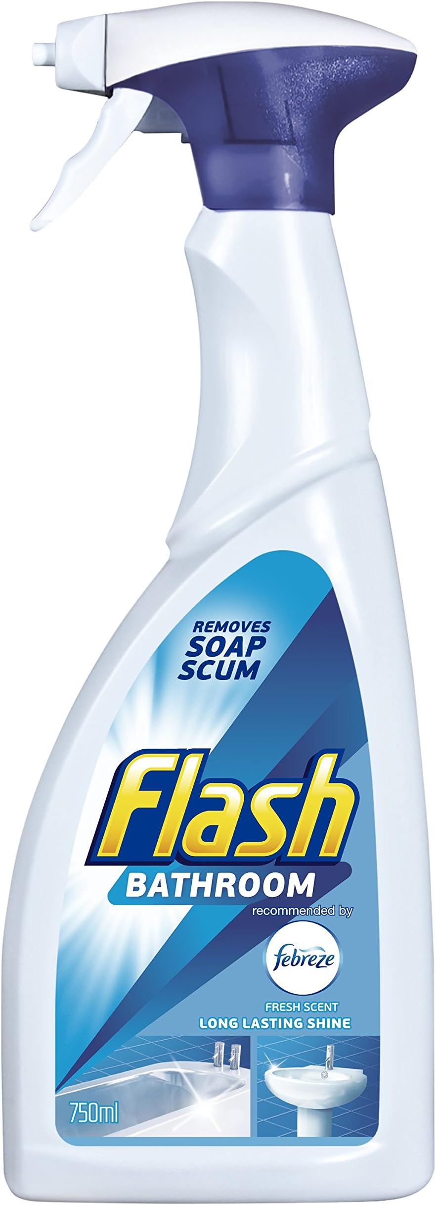 Flash Bathroom Cleaning Spray, 750ml