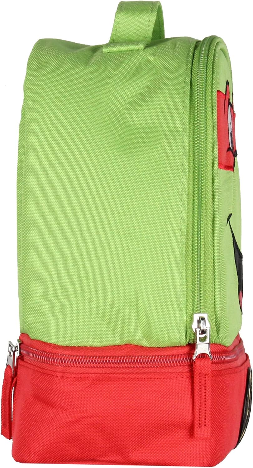 INTIMO Teenage Mutant Ninja Turtles TMNT All Turtles Dual Compartment Lunch Box (Raphael) 9"