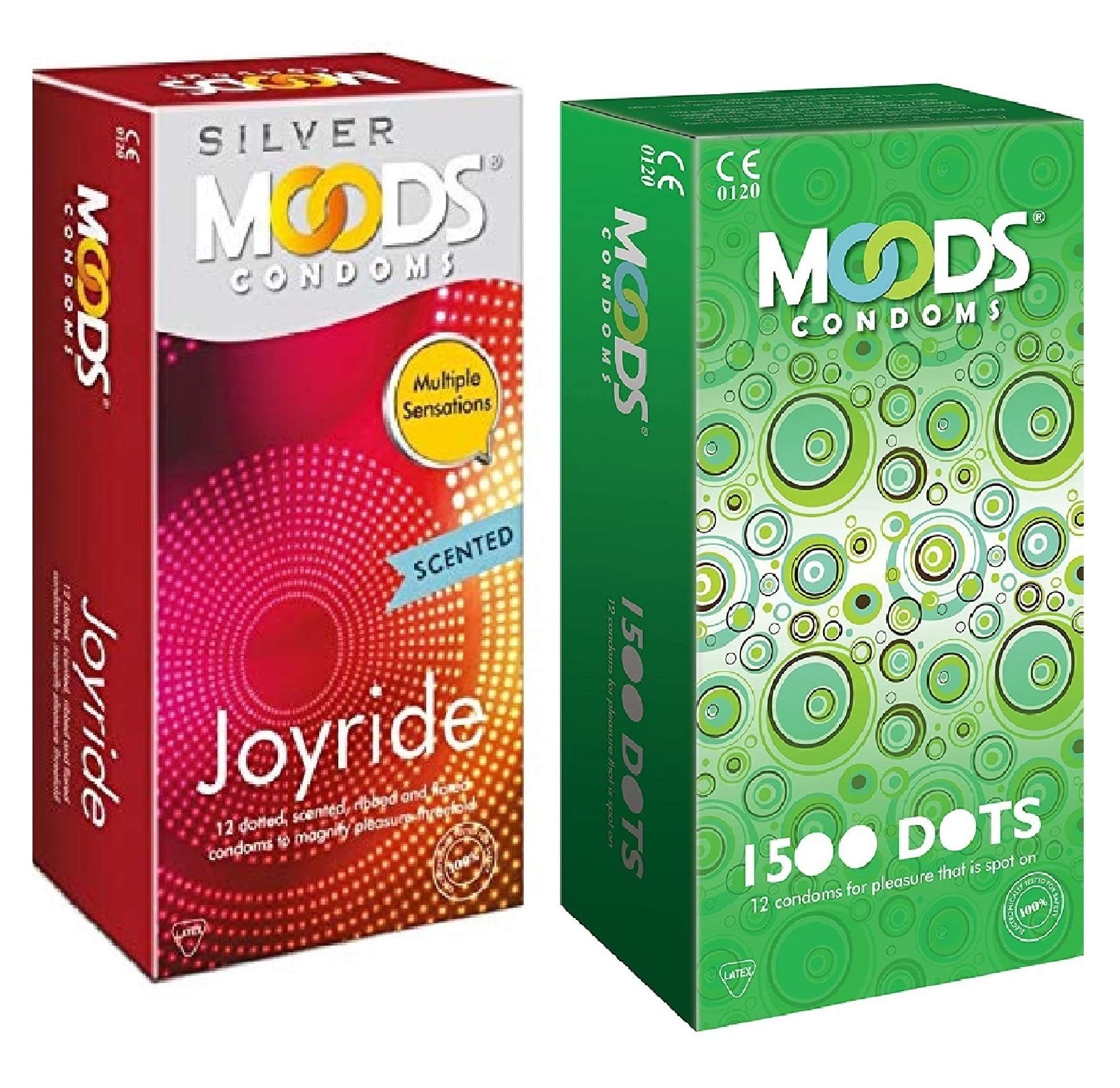 Moods Condoms For Men Combo Pack (Joyride + 1500DOT) (2pack in 24condoms)-picture-18