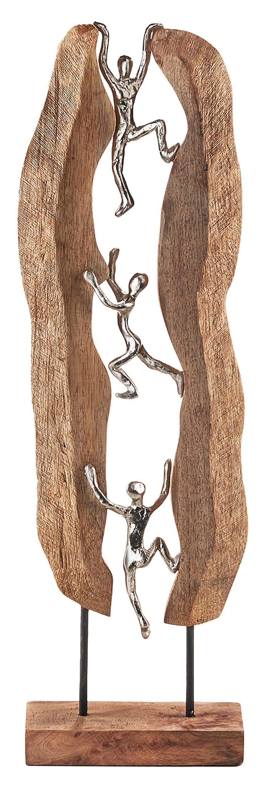 Kobolo Dekofigur Climb 21x9x69 cm Braun