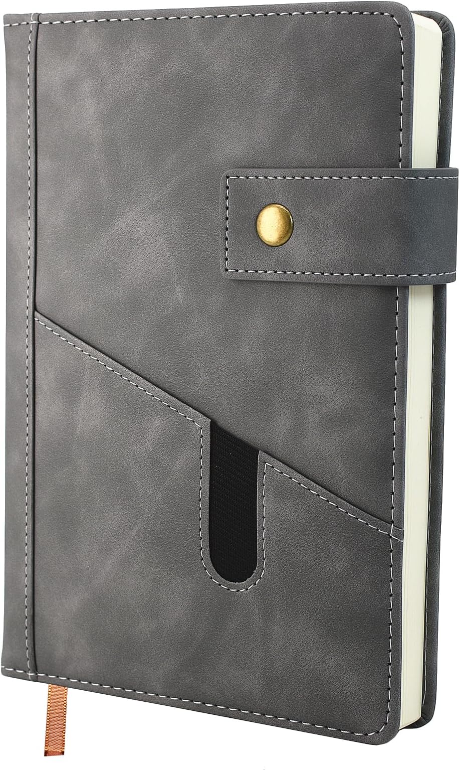 HoyunLL A5 Notebook Journal - Hardcover Executive Notebooks with Premium Thick Paper, College Lined Journal, 8.3"×5.8",360 Page, Perfect for Office Home School Business Writing & Note Taking (Grey)