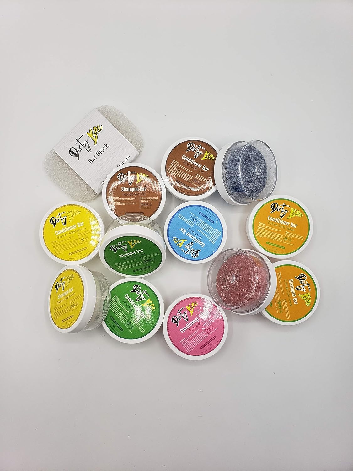 Dirty Bee Shampoo and Conditioner Bars Sets of 1 Shampoo