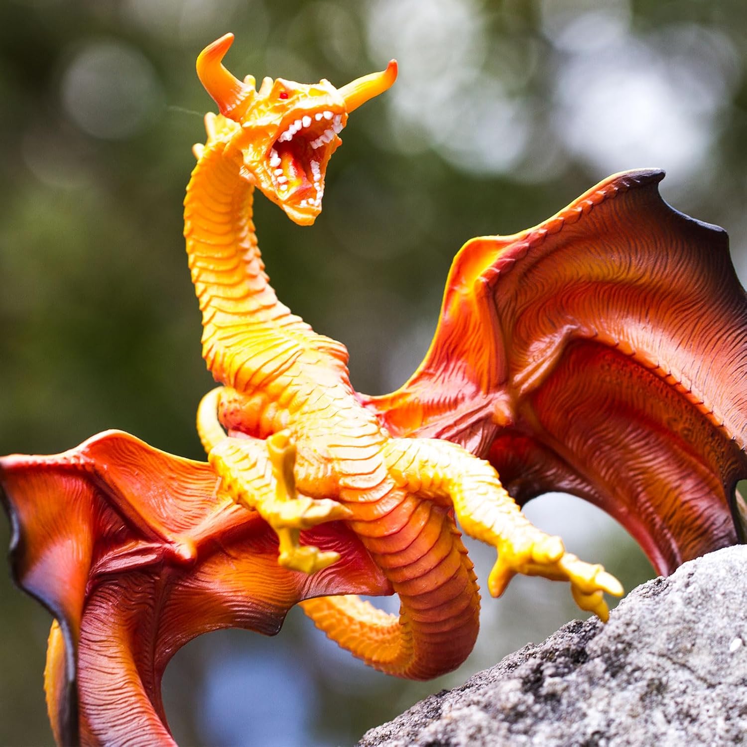 Safari Ltd. Lava Dragon Figurine - Detailed 7.5" Plastic Model Figure - Fun Fantasy Play Toy for Boys, Girls & Kids Ages 4+ - Image 11