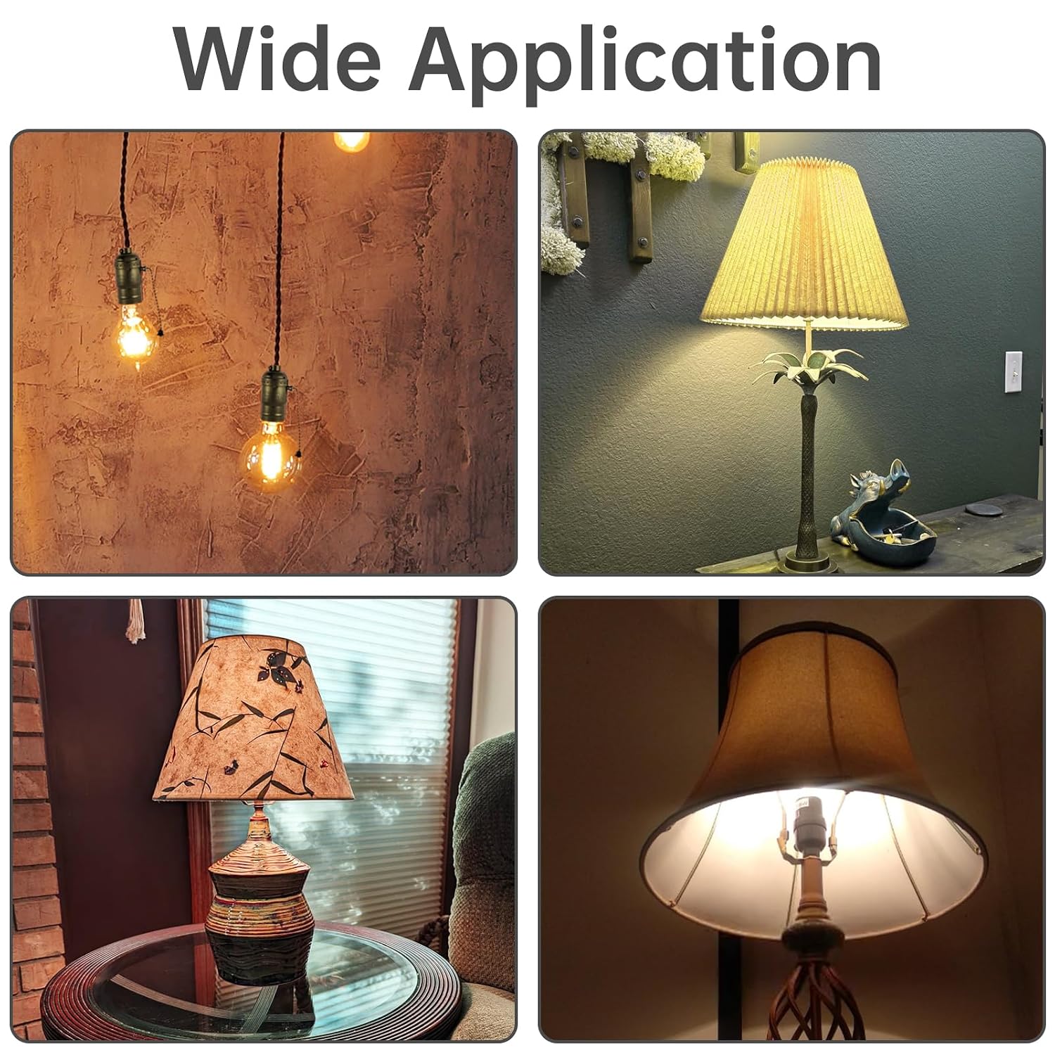 RTNLIT Lamp Rewire Kit, Make a Lamp Repair Wiring Kit, Includes Light Socket Matching Cord Harp Hardware for DIY Table Floor Lamp Design(Antique Brass)