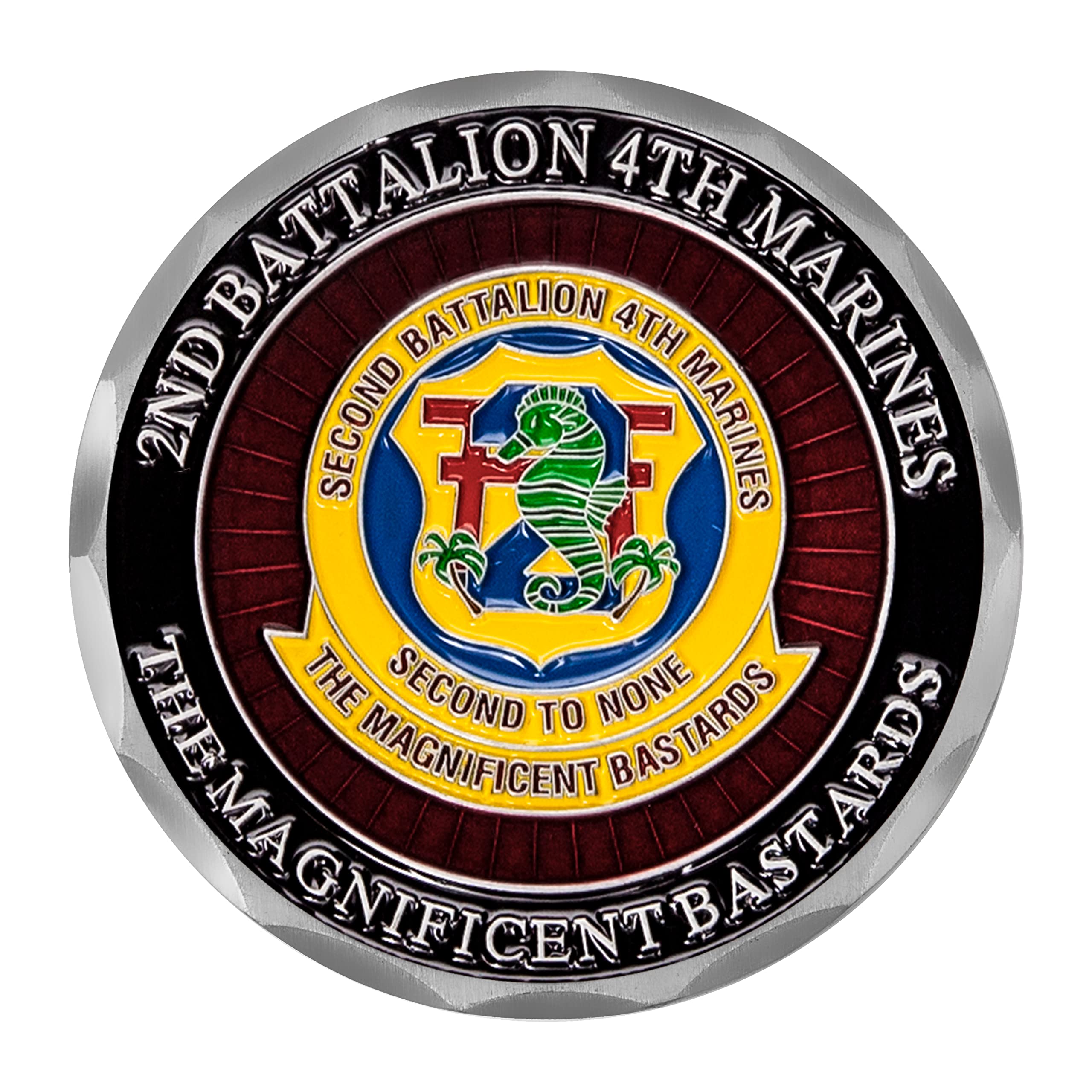 米海兵隊チャレンジ／Marine Corps Challenge Coin USMC 2nd Battalion 4th Marines Challenge Coin – Marine Corps 2/4