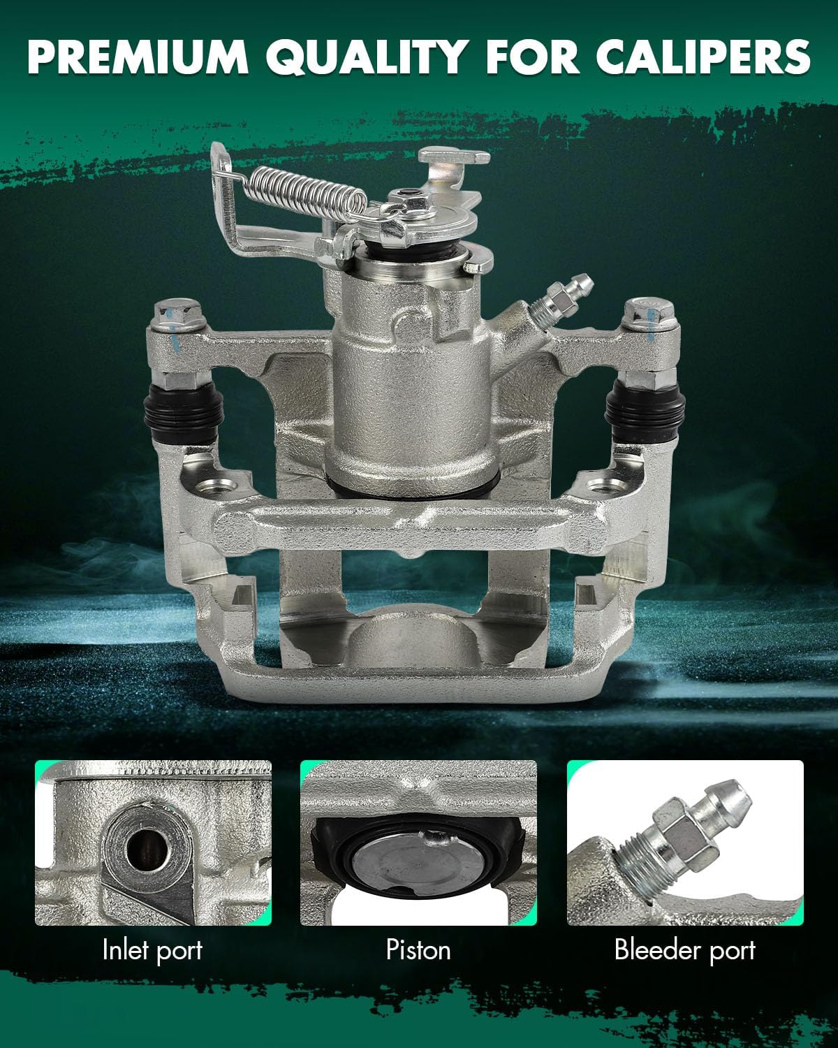 SCITOO Rear Left Brake Caliper With Bracket 18B5471 Compatible For Buick For Encore 2013-2017,For Chevrolet For Sonic 2013-2016,For Chevrolet For Trax 2013-2017