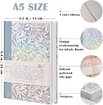 Lined Journal Notebook for Women Writing-A5 Hardcover Notebook-Premium 100gsm 224 Pages-Thick Travel journals for writing-College Ruled for Work Organization, Note Taking