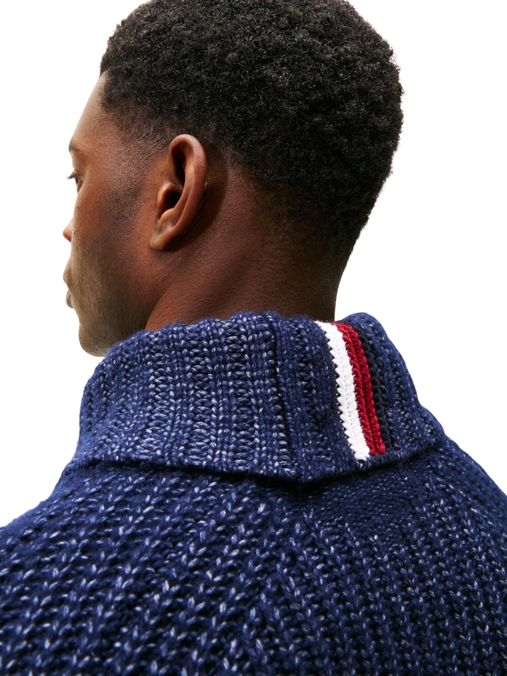 Tommy Hilfiger Herren Pullover Chunky Rib Roll Neck Strickpullover