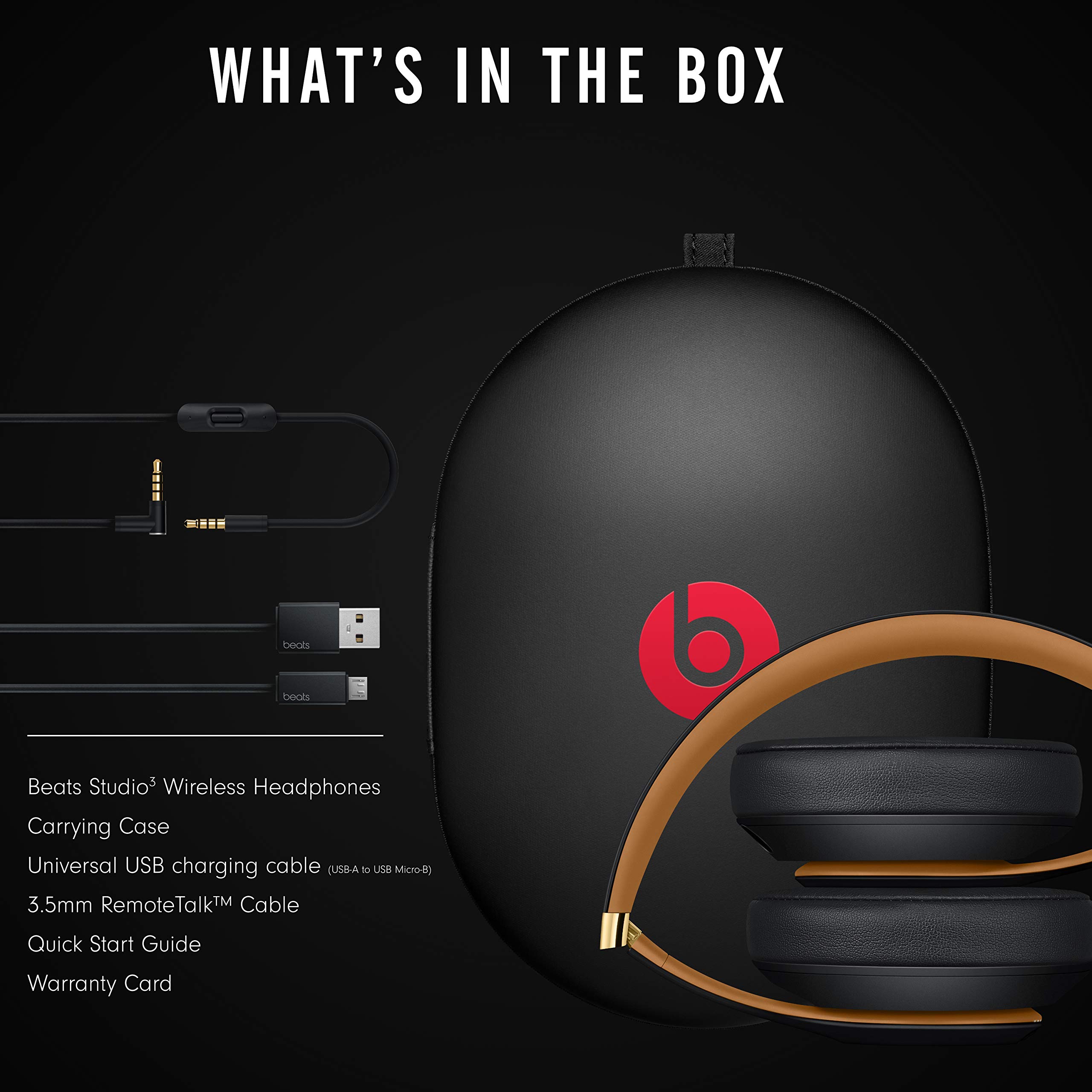 Beats Studio3 Wireless Noise Cancelling OverEar Headphones Apple W1