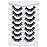 Mebver Lashes Eyelashes 8D Fluffy False Eyelashes Wispy Faux Mink Lashes Light Weight Fake Eyelashes Cat Eye Lashes 7 Pairs Pack