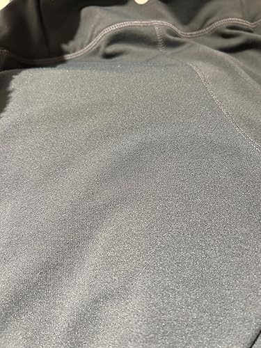 Larger in the thigh area