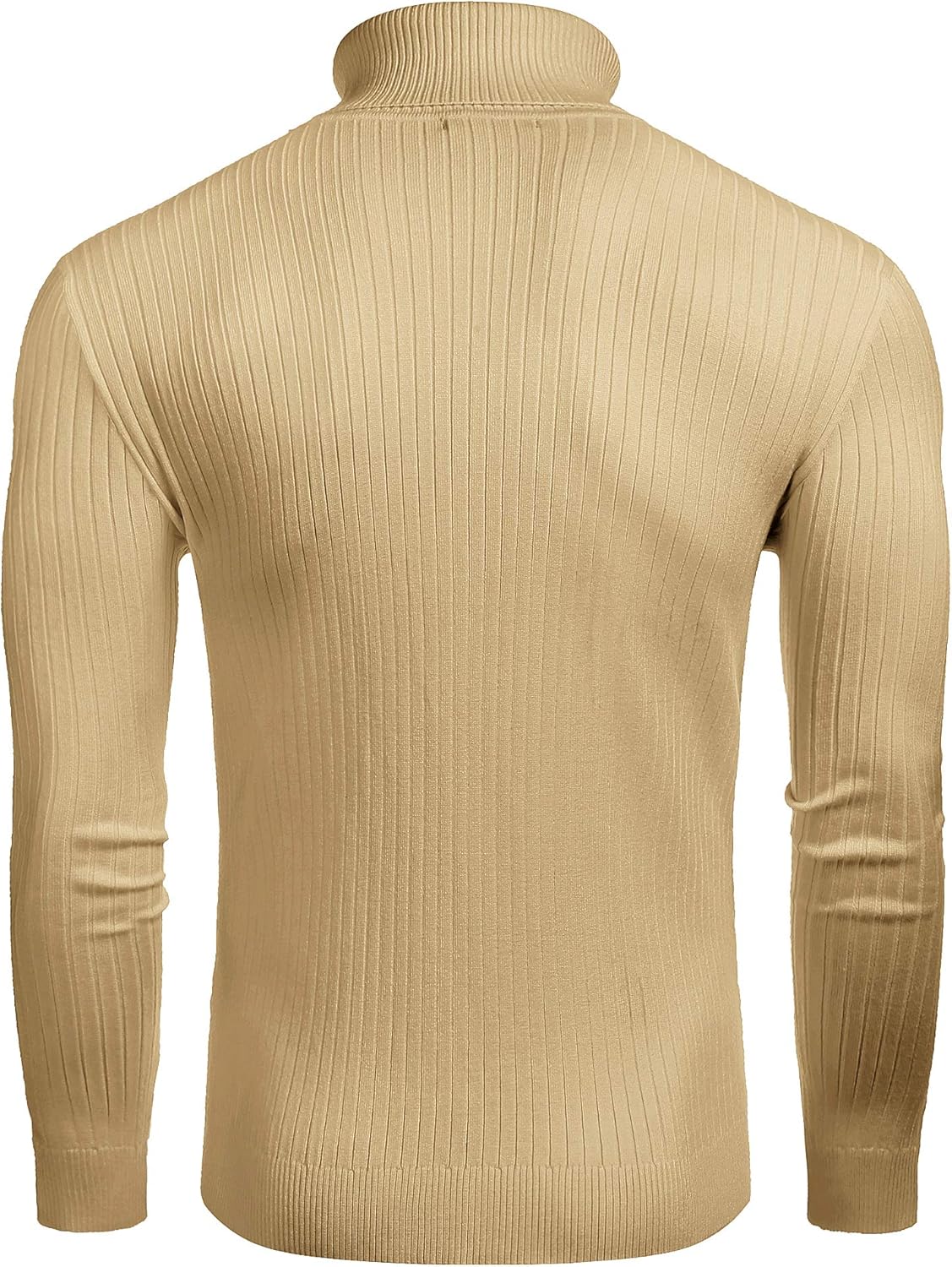 COOFANDY Men's Slim Fit Turtleneck Sweater Casual Twist Patterned Pullover Knitted Sweaters - Image 4