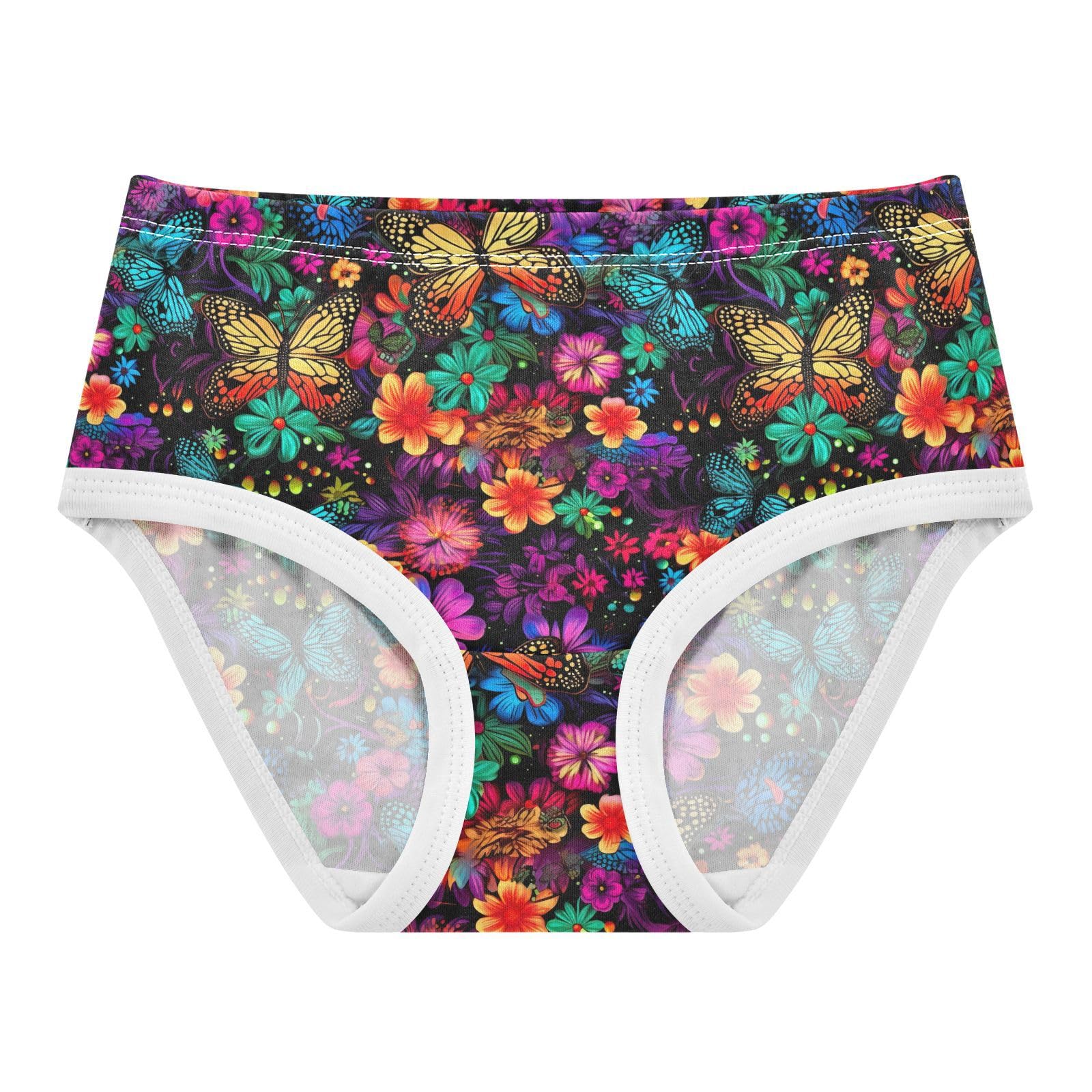 Butterfly Colorful Toddler Girlss Underwear 2T 202a3076