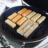 Vista 5 de only fire Bandeja de ahumador de laberinto de pellets de 12 horas, caja de ahumador para carne caliente y fría, ahumar queso, se adapta a cualquier
