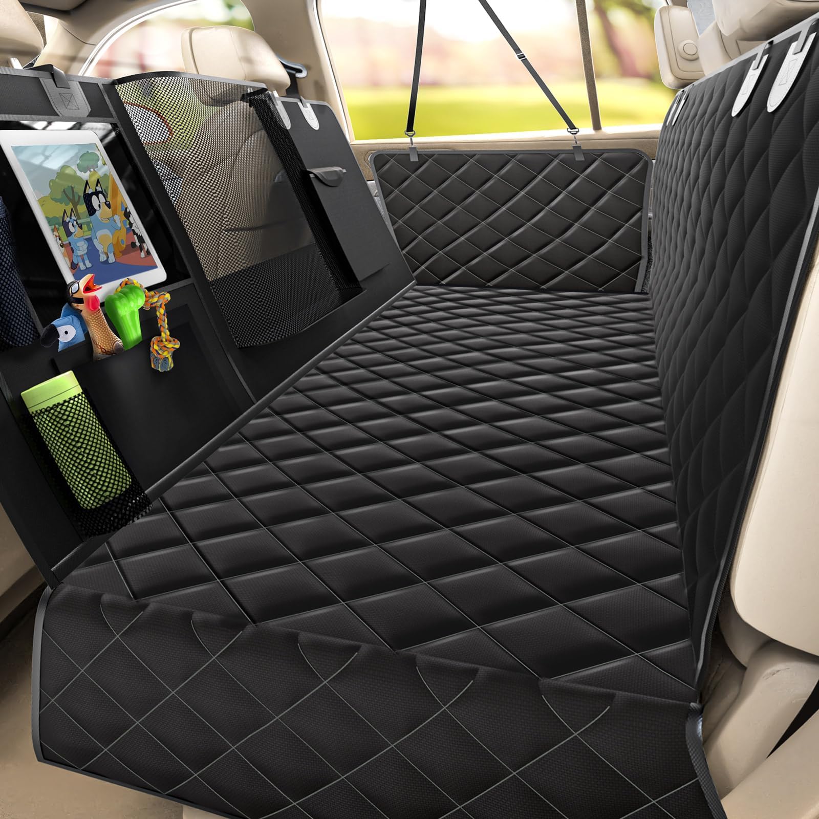 Gorilla Grip 600D Heavy Duty Dog Car Seat Cover for Back