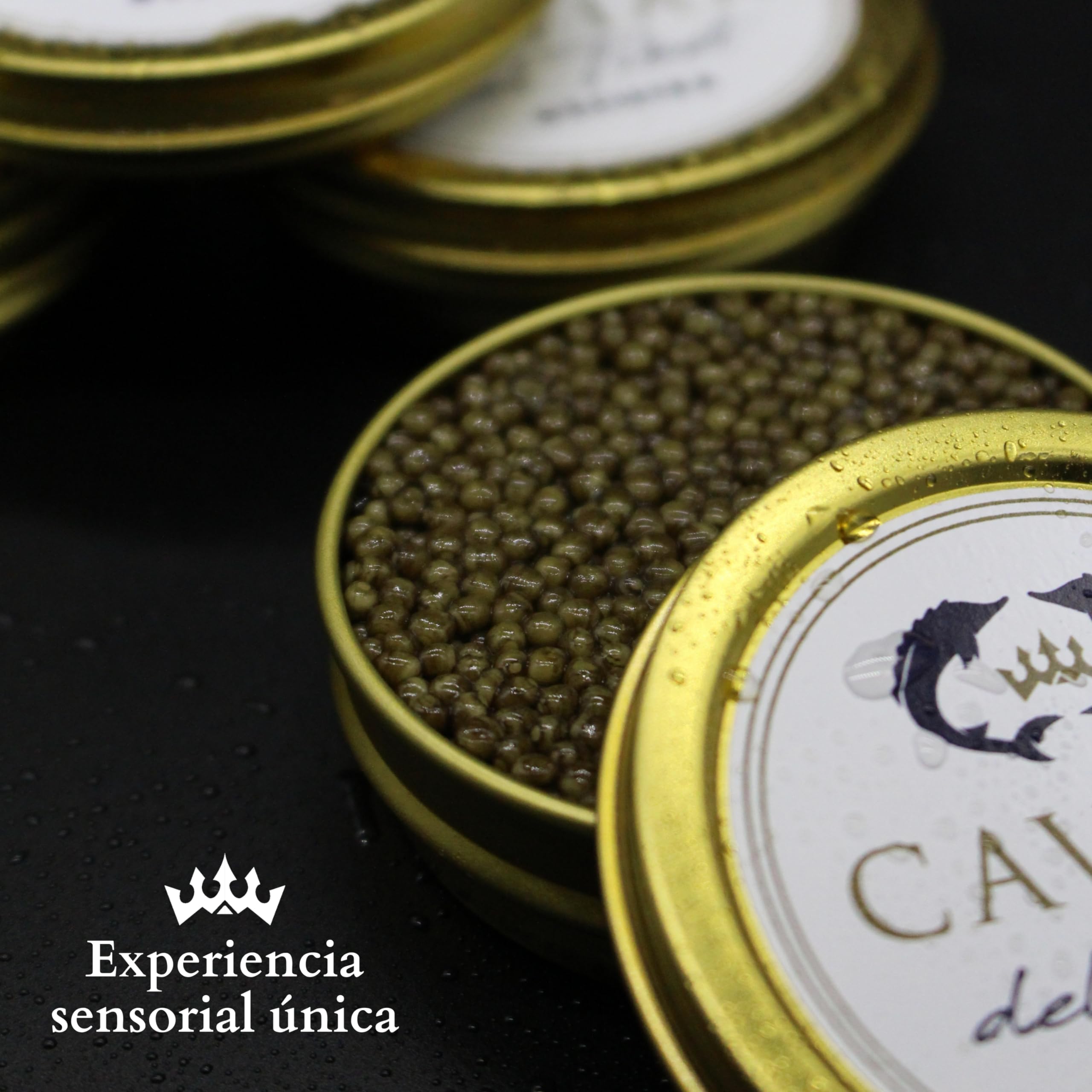 Caviar del Tíbet – Caviar Oscietra 100 GR – Caviar de Esturión Ascipenser Gueldenstaedtii – Huevas de Caviar – Caviar Gourmet
