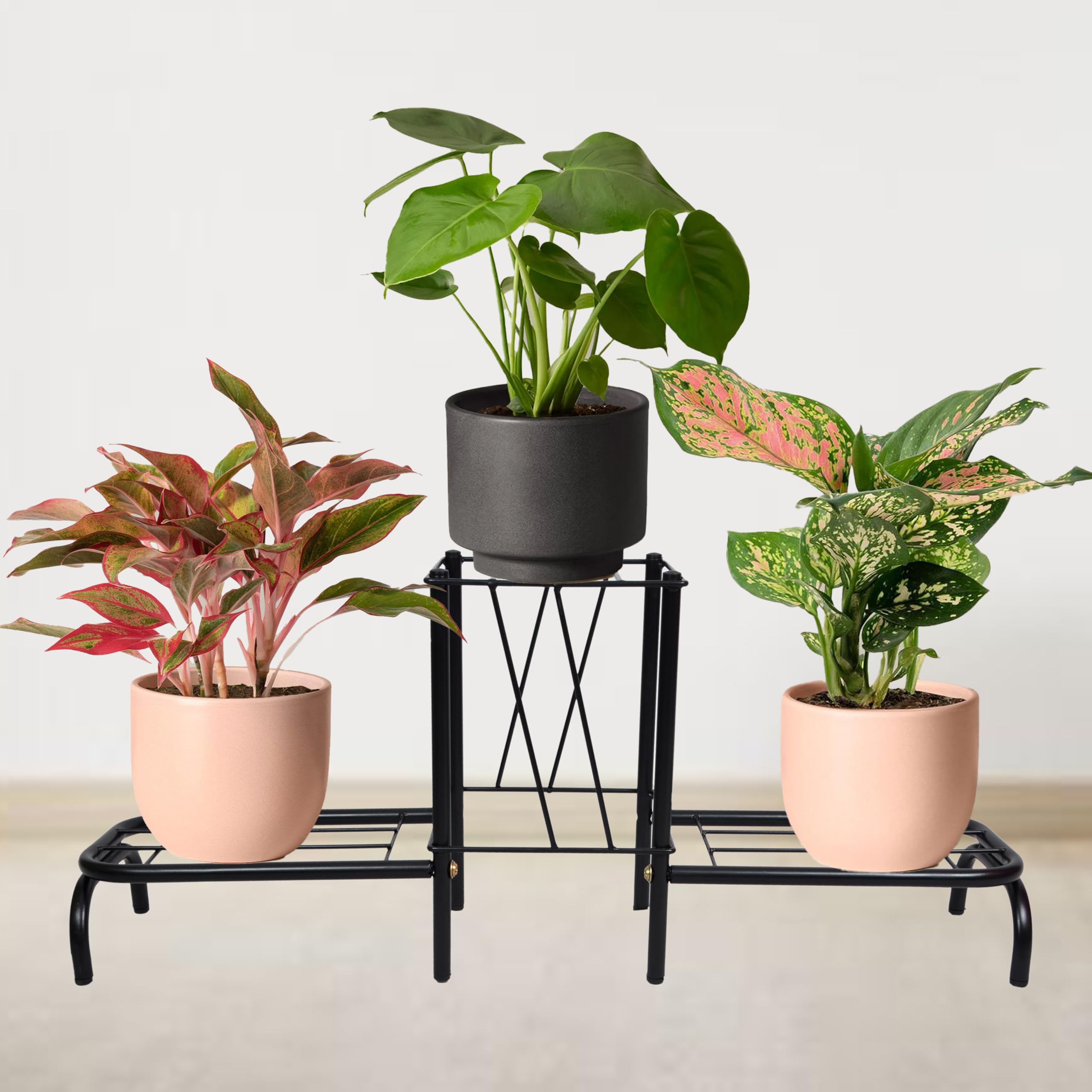 D&V ENGINEERING - Creative in innovation Metal Pot Stand, Black, 85cm-Wide,33cm-Height , 1 Piece (B08561G5XJ) Amazon Price History, Amazon Price Tracker