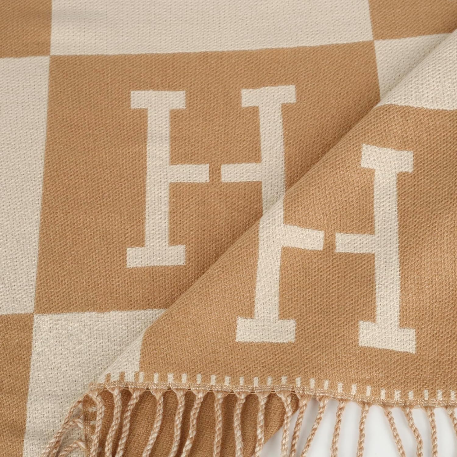 Relang Scarfs for Women Pashmina Silky Shawl Wrap for Evening Dressing Blanket Open Front Poncho Cape - Image 6