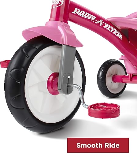 Miniatura 3 de Triciclo para Andar de Radio Flyer Color Rosa Rojo, Pink