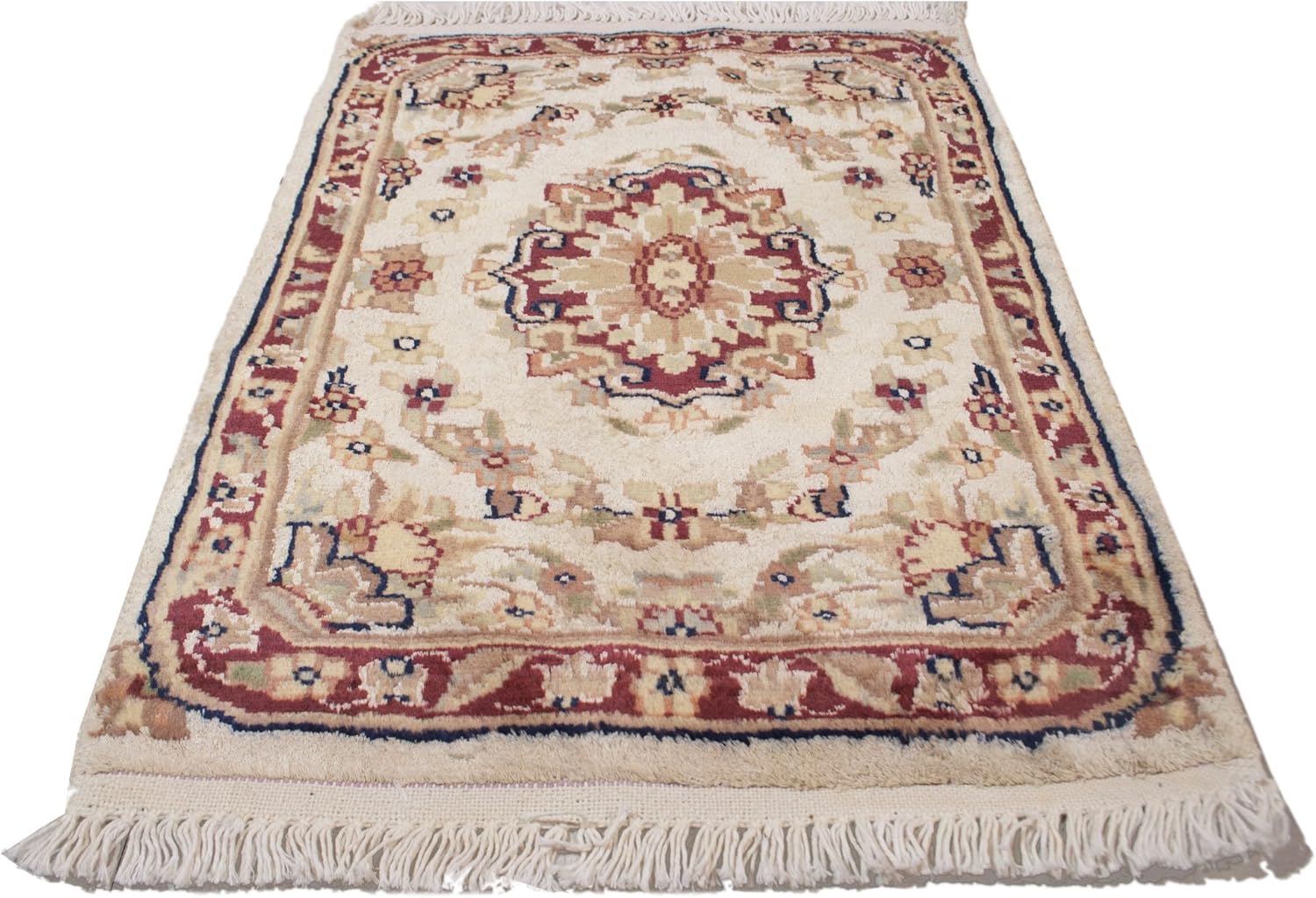 ING2891Carpet Pakistan Islamabad Kashmer Merino Wool 60x40 Cm