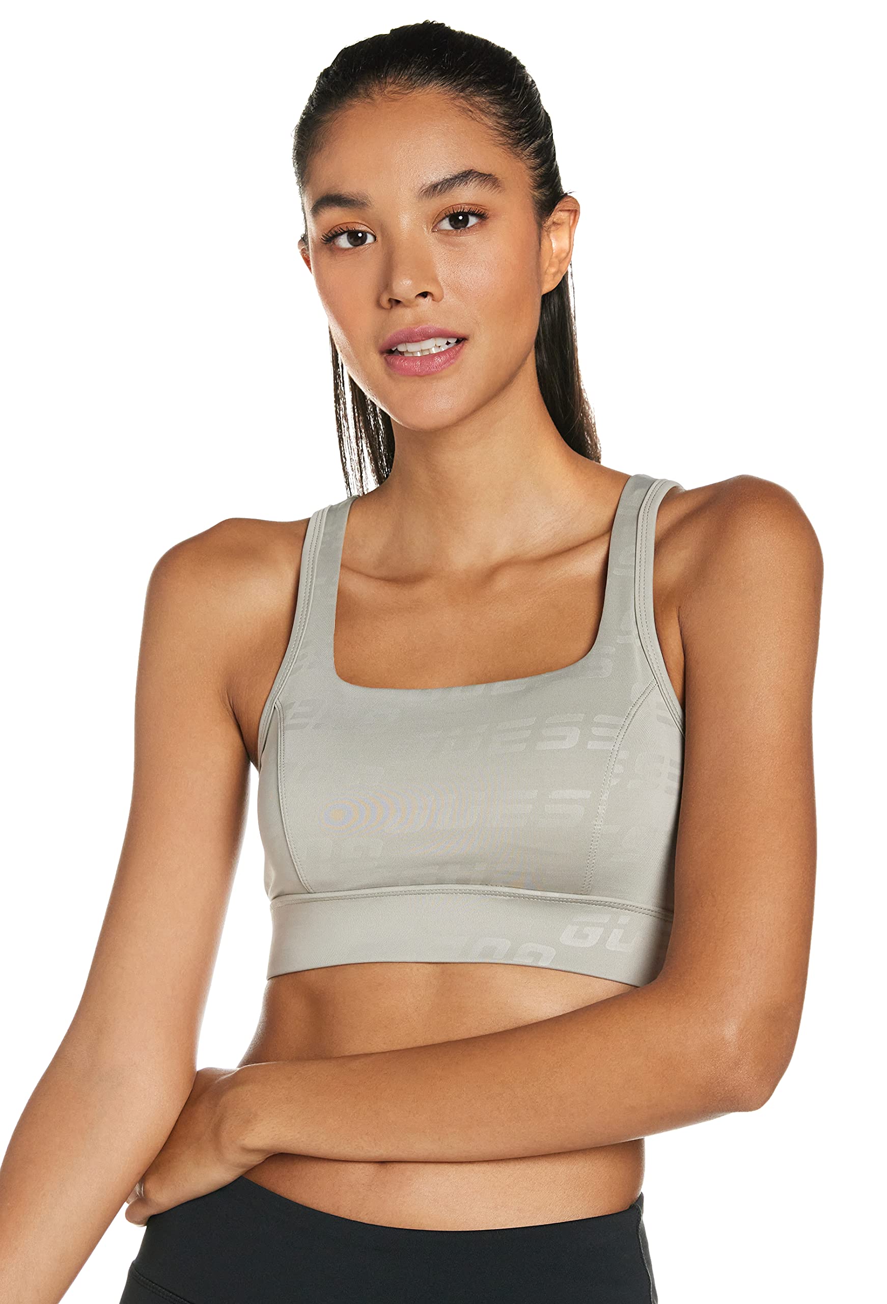 GUESSWomen's ALL OVER LOGO ACTIVE SUPPORT Bra (pack of 1)