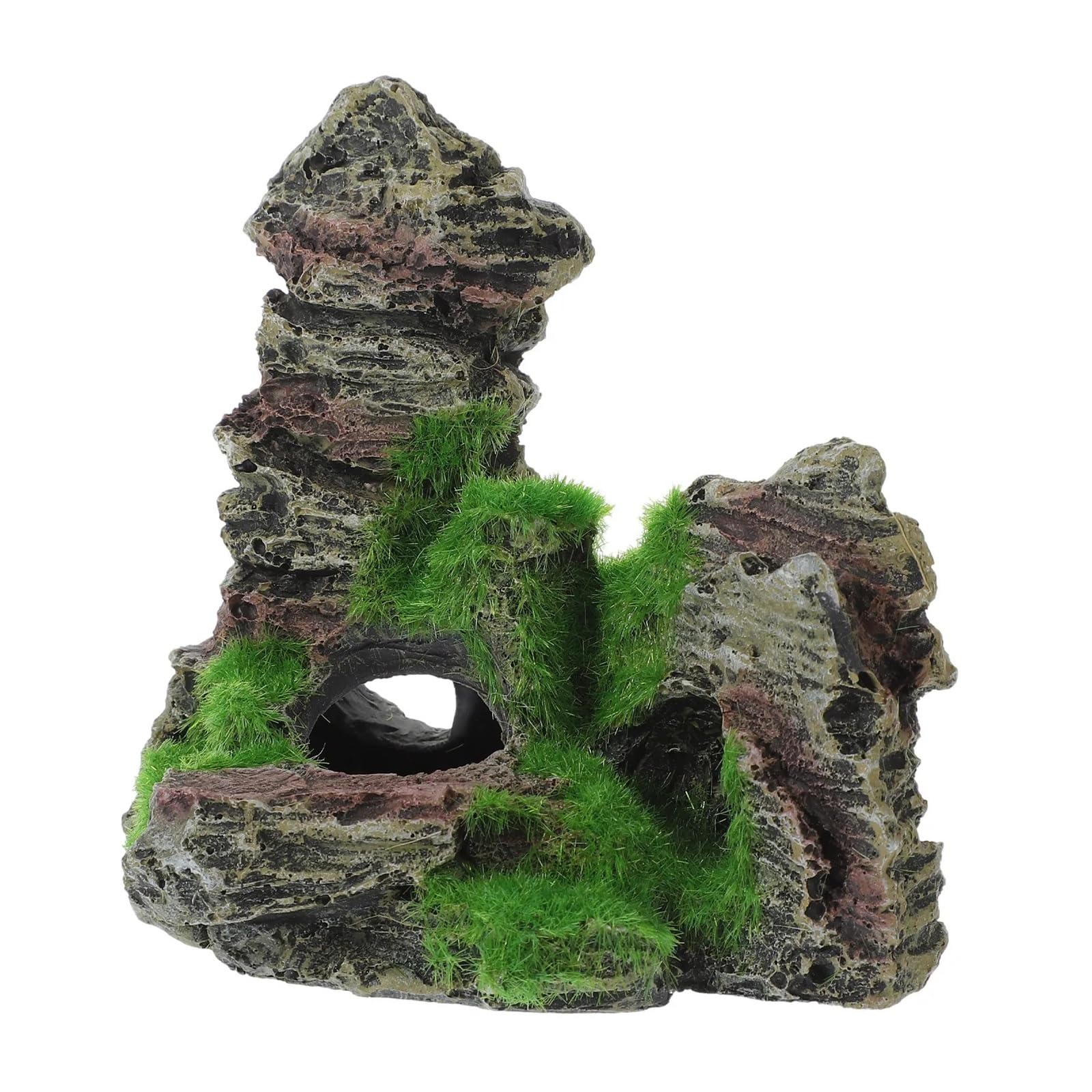 6 Stück Aquarium-Harz, Steingarten, künstliche Berglandschaft, Dekoration Für Dekor