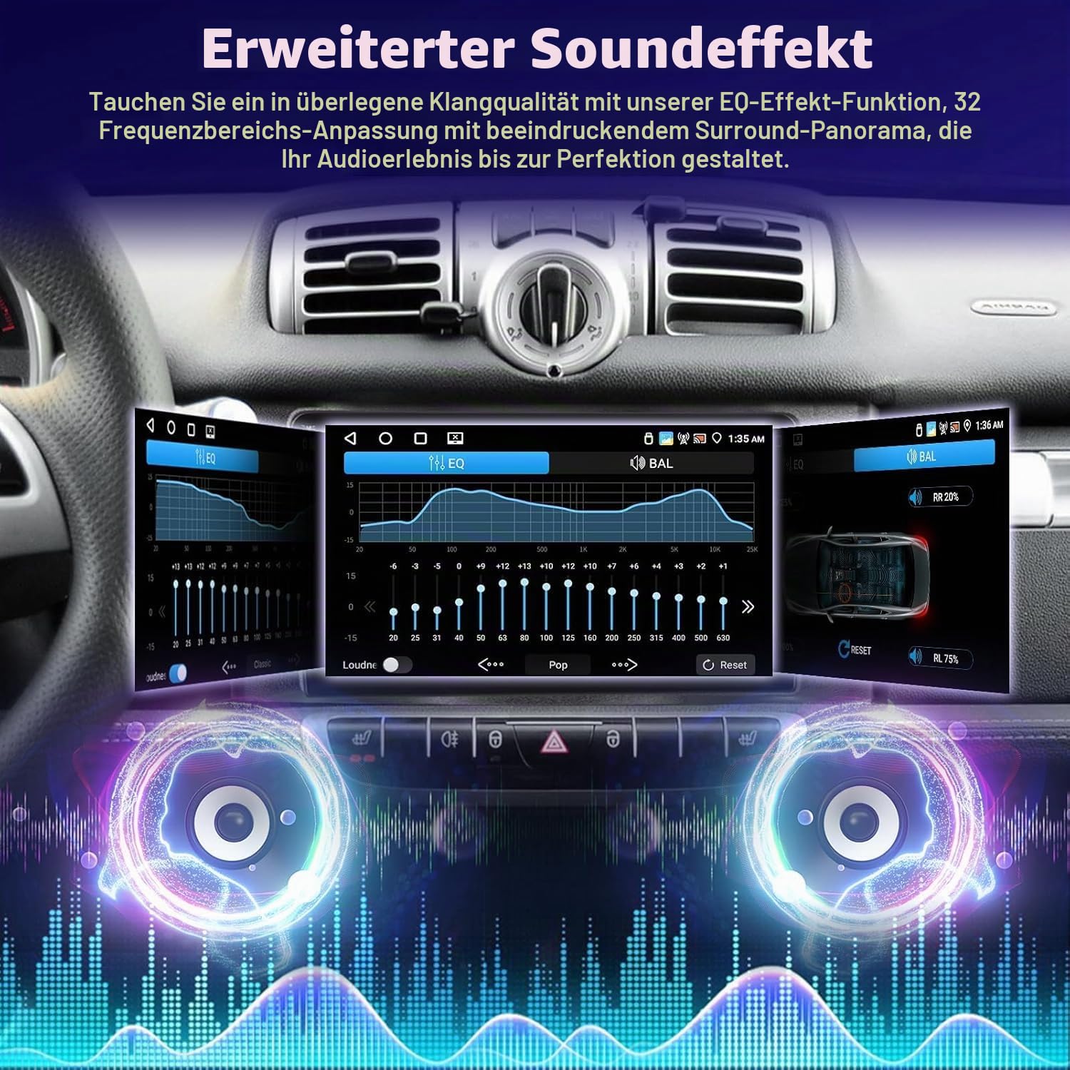 9 Zoll Autoradio für Mercedes Benz Smart Fortwo 2014-2022 mit Car Display mit Wireless Carplay,GPS Navigation Bluetooth FM Rückfahrkamera,2+32G