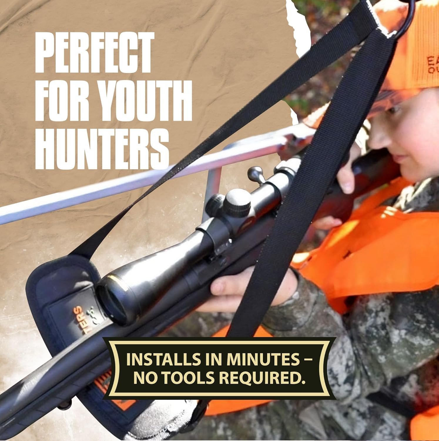 East TN Outfitters TreePod Shooting Rest – Tree Stand Rifle Retention System for Steady Aim & Hunting Support