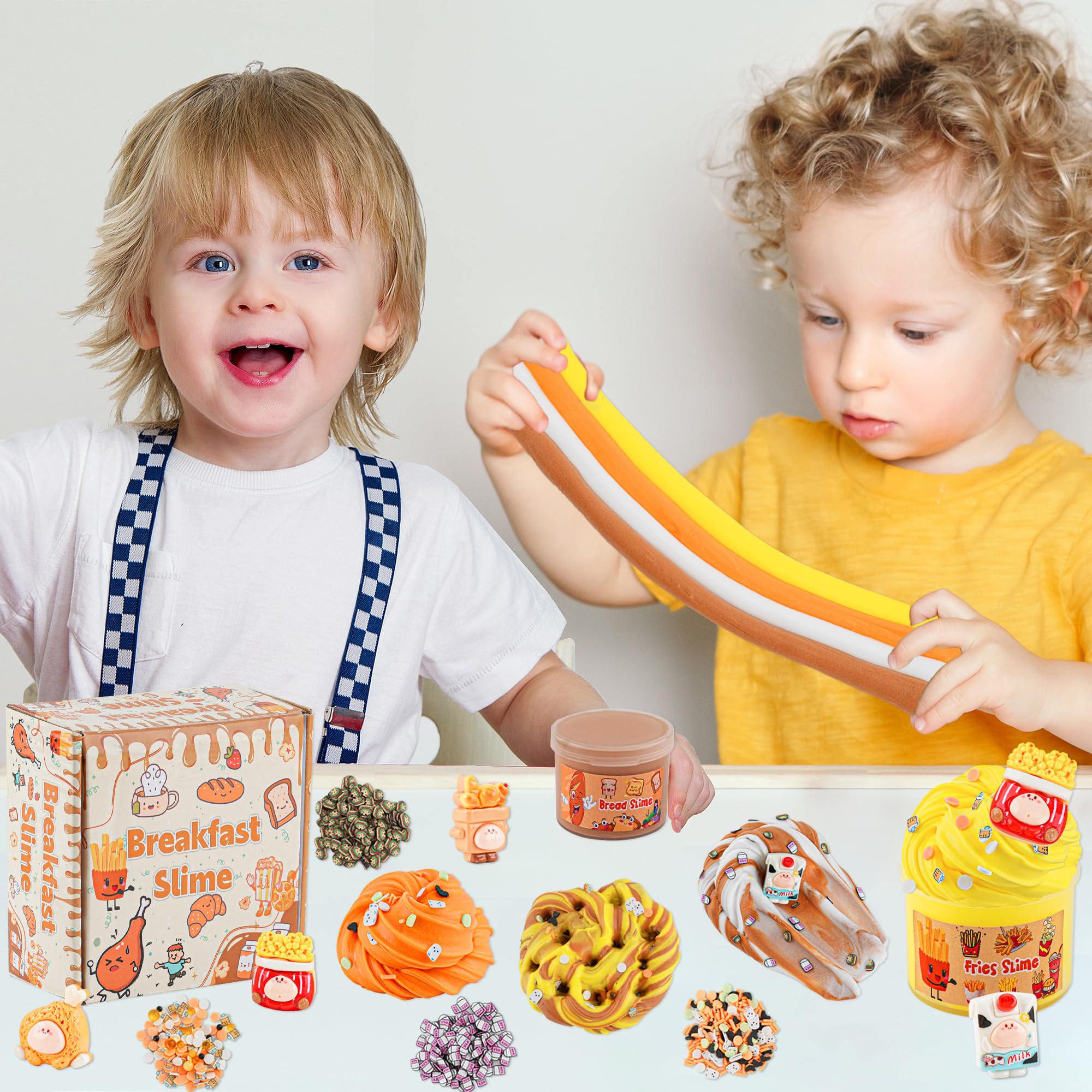 4 Pack Food Butter Slime, Super Soft & Non-Sticky Slime Kit for Girls & Boys Ages 8-12 - Image 7