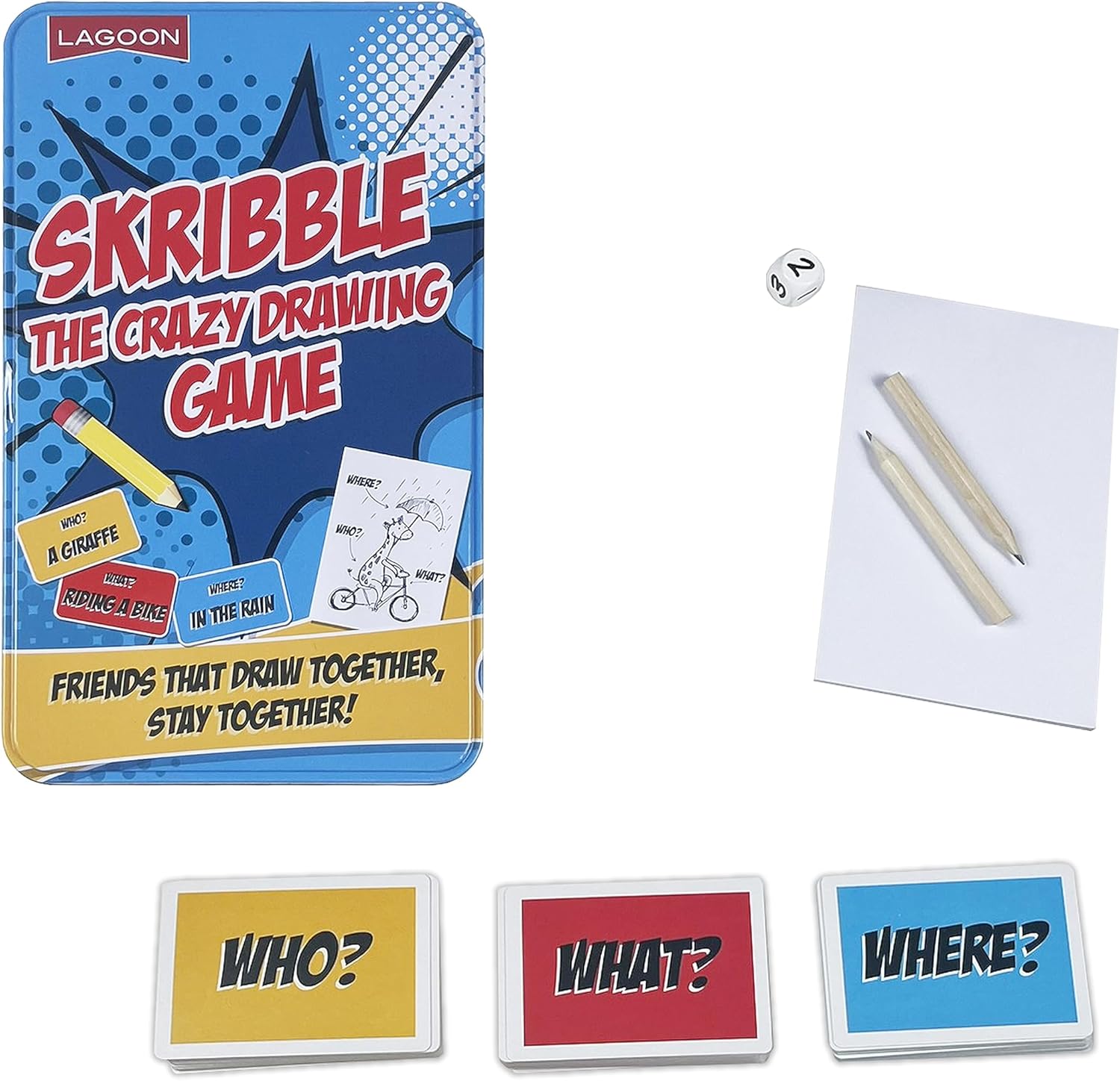 Lagoon Group Skribble The Drawing Game in a Tin