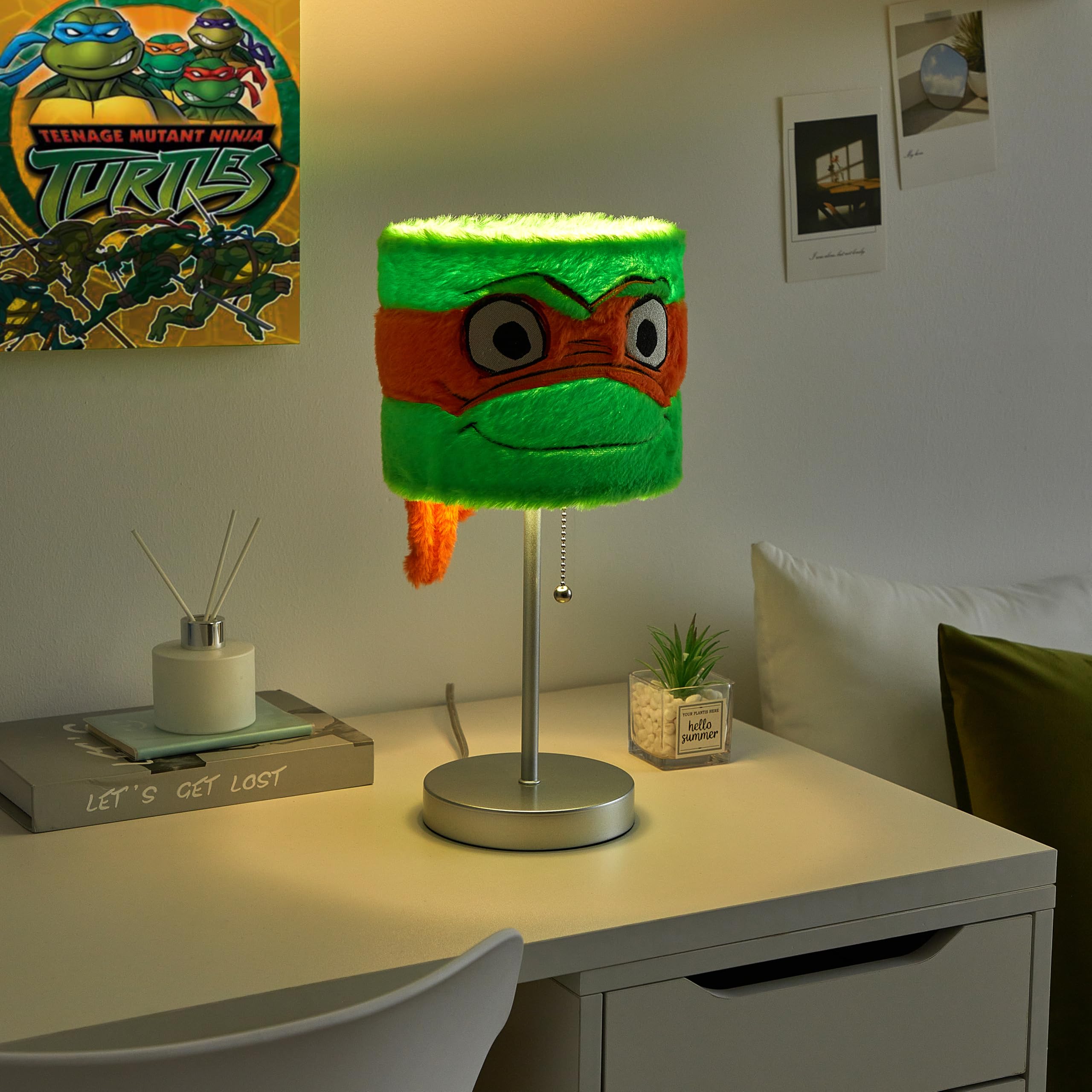 Teenage Mutant Ninja Turtles Plush Shade Lamp,Kids Bedroom