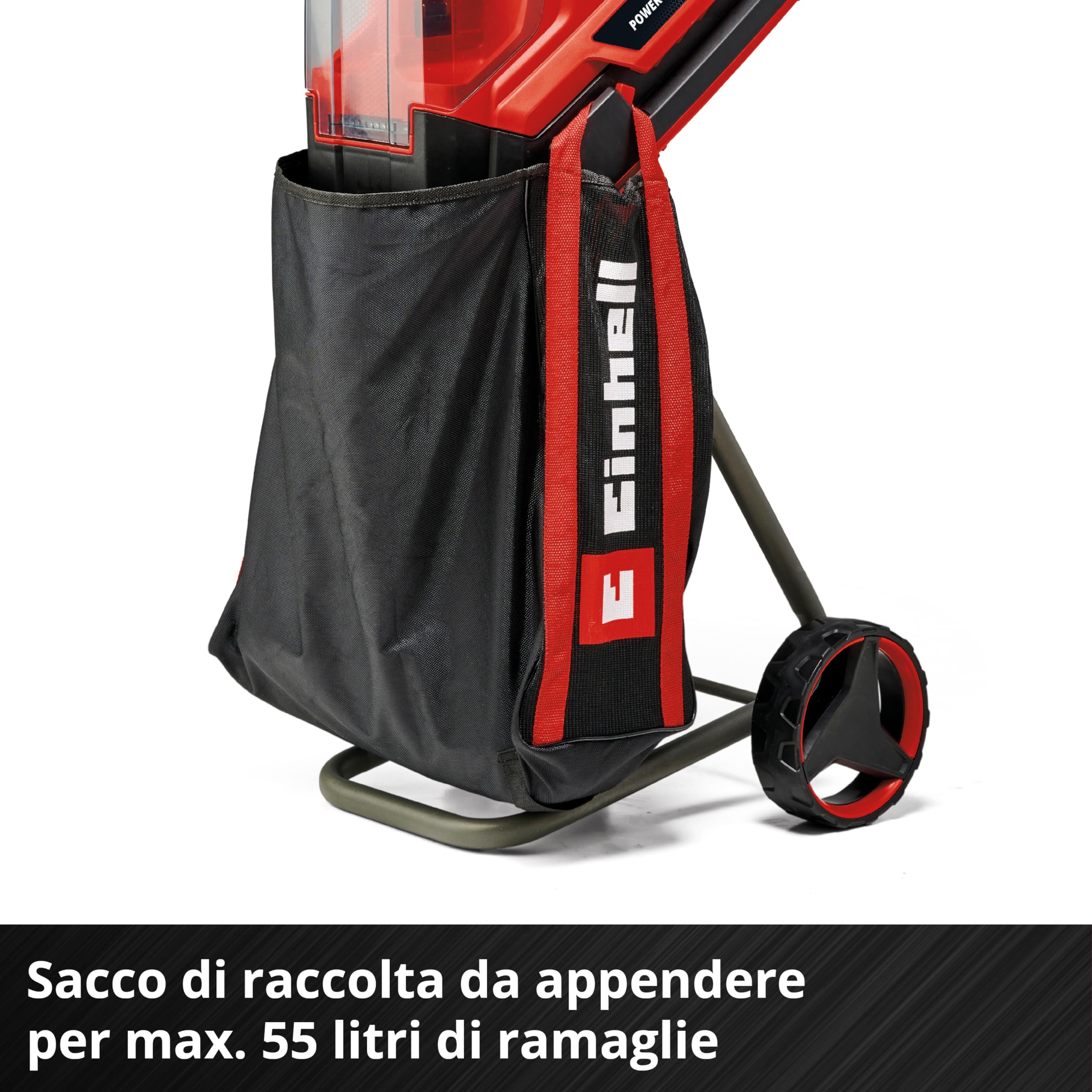 Einhell REDAXXO 36/25 Power X-Change trinciatrice a batteria 36 V 25 mm 3 lame in acciaio sacco 55 L