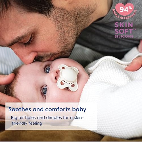 Miniatura 5 de MAM Chupetes originales de día y noche, chupete Binky de 0 a 6 meses, silicona sin BPA, brilla en la oscuridad, mejor para bebés recién nacidos,