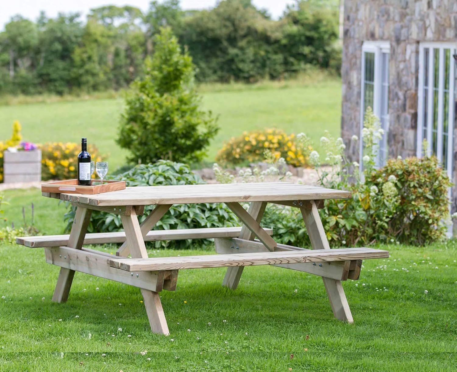 Zest4Leisure 150cm Katrina Picnic Table FSC Certified Pressure